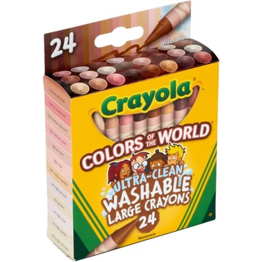 Crayola Wax Crayon,Assorted Color,24