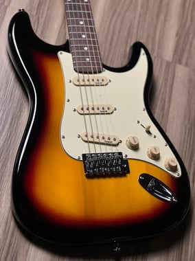 Unistar Sest200-Sb-Kit Electric Guitar Beginner,Right-Handed,6,Adults,Brown