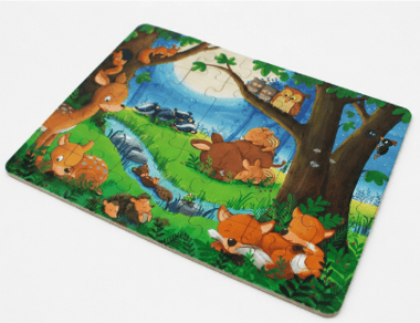 رافنسبورغر RVN51465,Sleepy Forest Animals / Nighttime Woodland Scene,ألغاز تركيب جيغسو,35,انجليزي,4 سنوات فما فوق