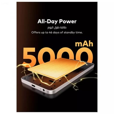 آيتل A200 Dual SIM Nightly Blue 3+5GB,128 جيجابايت,3 جيجابايت رام,الليل الأزرق 4G LTE,