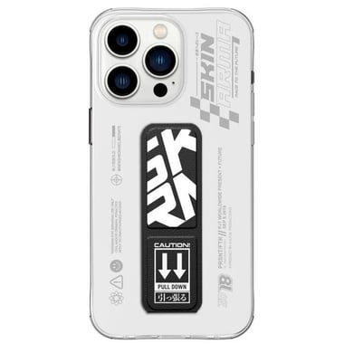 Skinarma Iphone 15 Pro Back Cover Mobile Case With Magsafe,Clear/Black