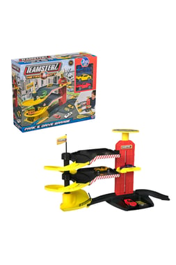 Teamsterz Vehicle & Track Set Car,3 Years And Above,Multicolor