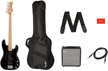Fender Bass Guitar Beginner,Right-Handed,4,Adults,Black