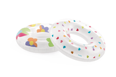 Intex Pool Float Ring 3 Years And Above,Multicolor