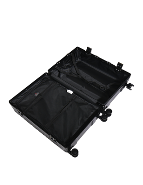 Track Luggage Set Of 3 (20"/24"/28"),3 Pieces,Black
