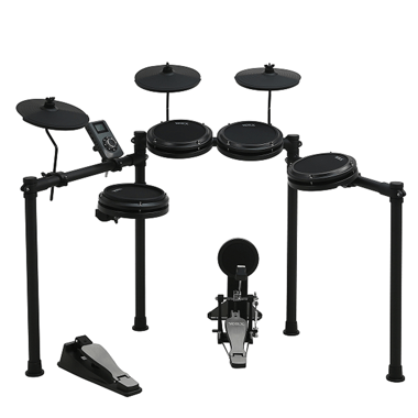 Yorx Electronic Drum Set Professional 8 Pieces,Adults,Black