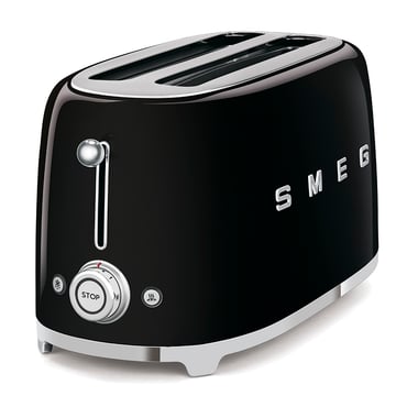 Smeg 4-Slice Toaster,1500 W,Black