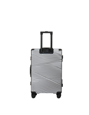 Track Luggage Set Of 3 (20"/24"/28"),3 Pieces,Silver