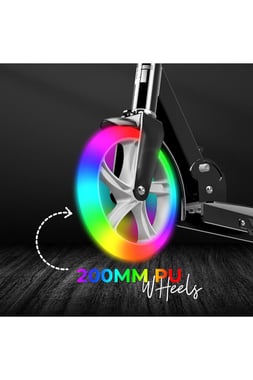 Lit Polaris  Light-Up Scooter,7 Years And Above,Unisex,Multicolor