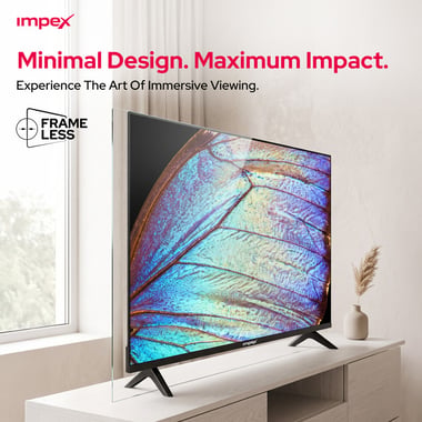 امبيكس 43 بوصة تلفزيون ذكي,دقة كاملة كيو ليد,60 Hz,اسود,43" Inch Smart QLED Android TV