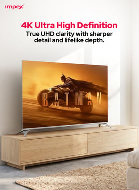 Impex 65" Smart Tv,4k Qled,120 Hz (Dlg),Black,65s4qlc2r120