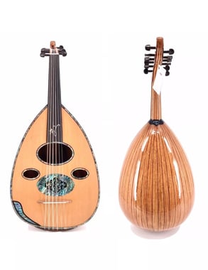 Zeryab Oud Beginner,Left-Handed,6,All Ages,Black