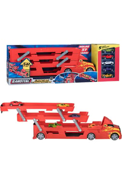 Teamsterz Vehicle & Track Set Truck,3 Years And Above,Multicolor