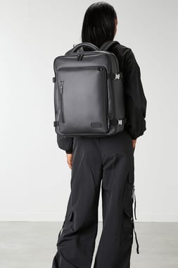 Lipault Laptop Backpack (18"),,Unisex,Black