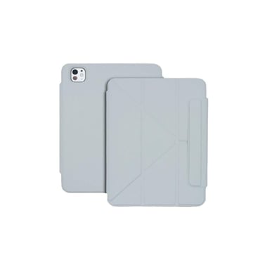 ألوت iPad Mini 7 حافظة كمبيوتر لوحي بغطاء خلفي,رمادي