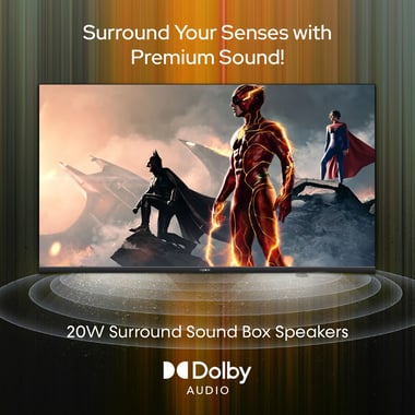 امبيكس 75 بوصة تلفزيون ذكي,دقة 4 كيه ليد,60 Hz,اسود,Impex Fiesta 75" 4 K Ultra HD Smart LED TV