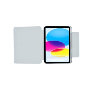 ألوت iPad 10.2 حافظة كمبيوتر لوحي بغطاء خلفي,رمادي