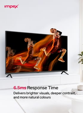 Impex 55" Smart Tv,4k Qled,60 Hz,Black,Wios55q
