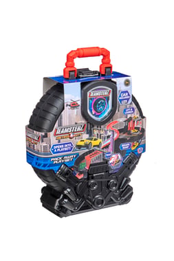Teamsterz Vehicle & Track Set Car,3 Years And Above,Multicolor