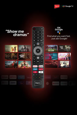 Impex 43" Smart Tv,Full Hd Qled,60 Hz,Black,43-Inch Full Hd Google Qled Tv