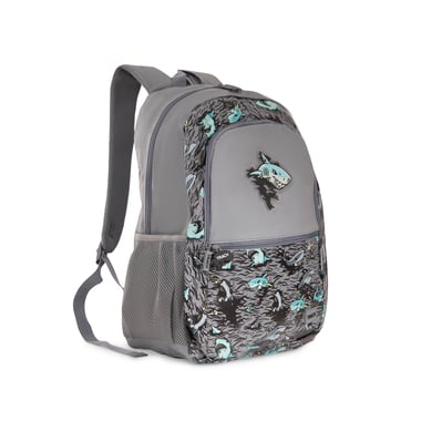 Track School Backpack (18"),,Unisex,Grey