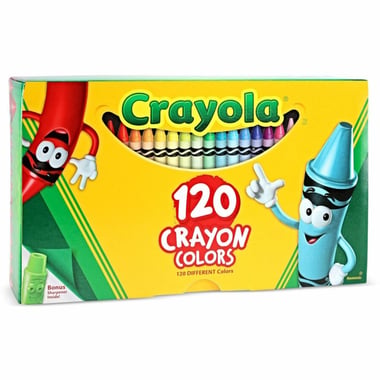 Crayola Wax Crayon,Assorted Color