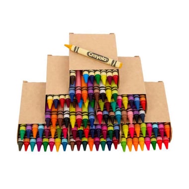 Crayola Wax Crayon,Assorted Color