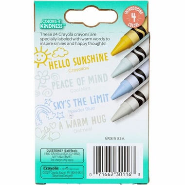Crayola Wax Crayon,Assorted Color,24