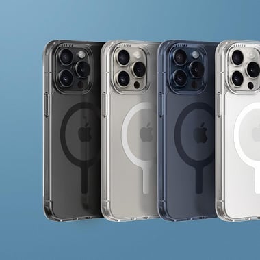يونيك iPhone 15 Pro Max,غطاء خلفي للهاتف الذكي,أسود