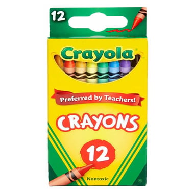 Crayola Wax Crayon,Assorted Color,12