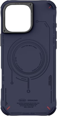 سكينارما iPhone 16 Pro Max,غطاء خلفي للهاتف الذكي,ازرق