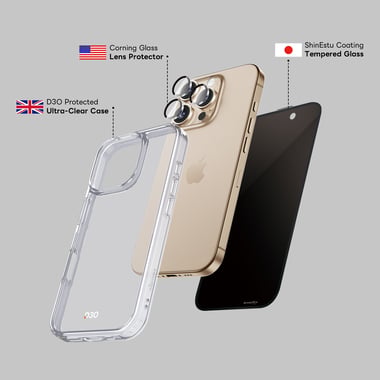 آرمربرو iPhone 16 Pro,غطاء خلفي للهاتف الذكي,شفاف