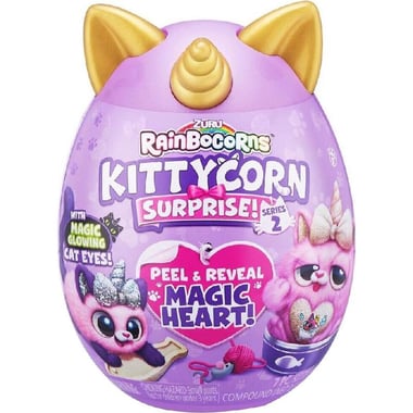 زورو راينبوكورنس Kittycorn Surprise! Series ‎2‎: Peal & Reveal Magic Heart! (S7‎) in PDQ، دمية منسوجة، 3 سنوات فأكثر