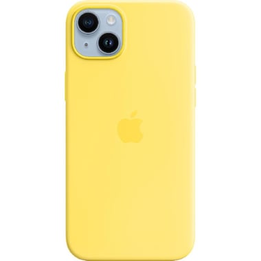 Apple Silicone Back Cover Mobile Case with MagSafe, for iPhone 14 Plus, Canary Yellow