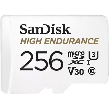سان ديسك High Endurance بطاقة ذاكرة عالية السعة MicroSDXC، سعة 256 جيجابايت،