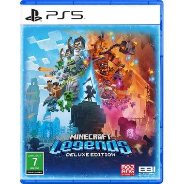 Minecraft Legends - Deluxe Edition, PlayStation 5 (Games), Action & Adventure, Blu-ray Disc