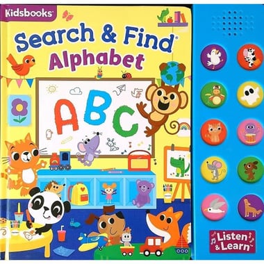 Search & Find: Alphabet ABC (Kidsbooks) - Includes 10 Fun Sounds!