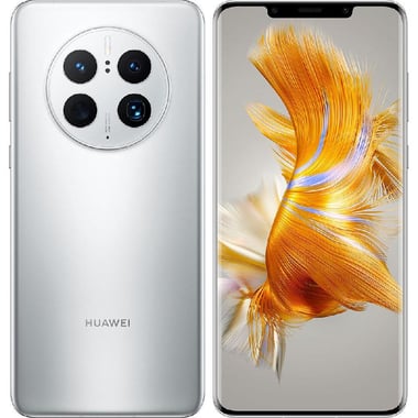 Huawei Mate 50 Pro, 256 GB, 8 GB RAM, Silver, 4G LTE, Qualcomm Snapdragon 8+ (Gen 1)