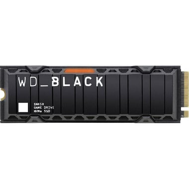 WD Black SN850 NVMe Gen 4 Internal SSD with Heatsink, 1 TB, for PlayStation 5, Black