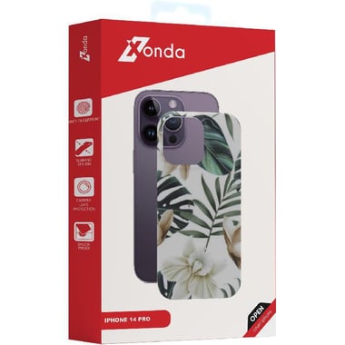 Xonda Soft Garden Back Cover Mobile Case, for iPhone 14 Pro