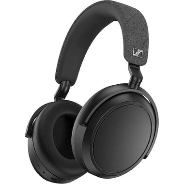 Sennheiser Momentum 4 Wireless On-Ear Headphones, Active Noise Cancelling, Bluetooth, USB (Charging), Built-in Microphone, Black