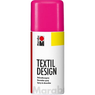Marabu TEXTIL Design Fabric Color Spray Textile Paint, Neon Pink, 150.00 ml ( 5.28 oz )