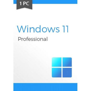 Microsoft Windows 11 Professional, English, 1 User, E-Voucher