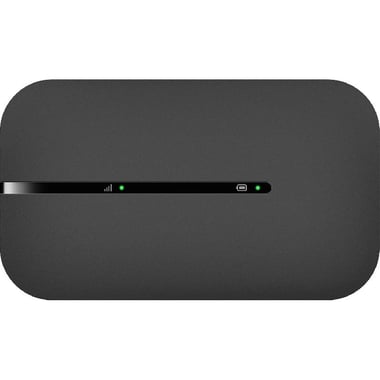 E5576 4G Portable Router, up to 150 Mbps, up to 16 Devices, 2.4 GHz, Wireless N (802.11n), Black