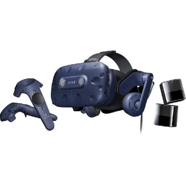HTC VIVE Pro 2 Full Kit Virtual Reality Headset, Blue/Black