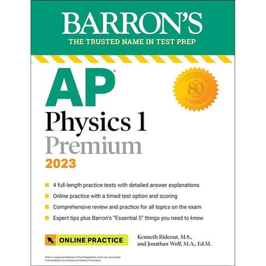 Barron's AP Physics 1: Premium 2023 - Online Practice