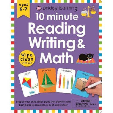 10 Minute Reading Writing Math, Ages 6-7 (Wipe Clean Workbook) - with Pen
