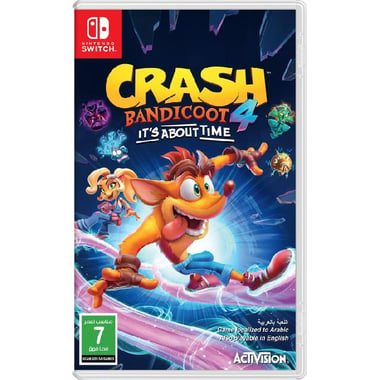 Crash Bandicoot 4: It's About Time, Switch/Switch Lite (Games), Action & Adventure, Game Card