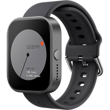 Nothing CMF Watch Pro Smartwatch, GPS, 1.96", Dark Grey Aluminum Alloy Case, Silicone Strap