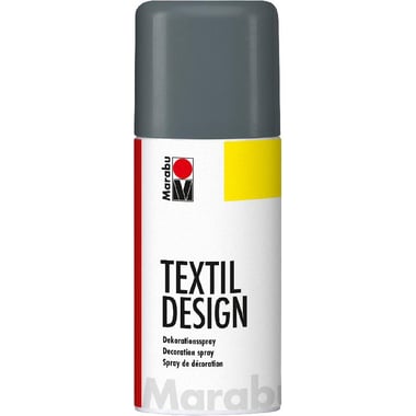Marabu TEXTIL Design Fabric Color Spray Textile Paint, Graphite, 150.00 ml ( 5.28 oz )